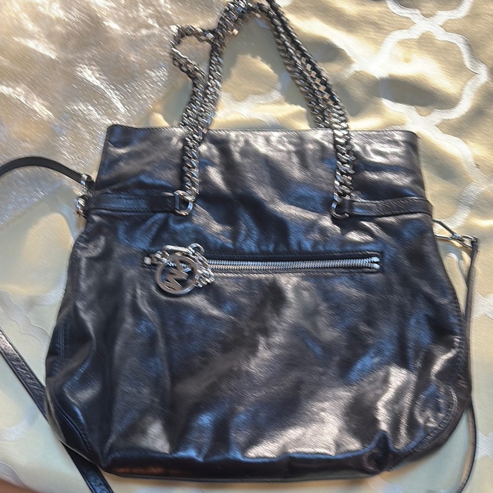 Elegant Black Leather Women's Bag